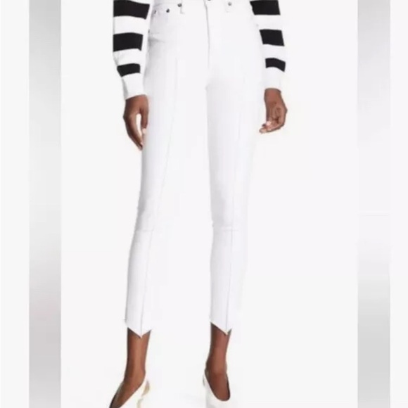 rag & bone Denim - NWT RAG & BONE High Rise Ankle Skinny Jeans In White